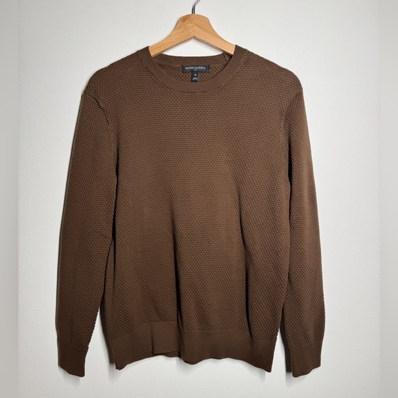 Banana Republic Factory Men's Brown Crewneck Sweater - Picture 1 of 4